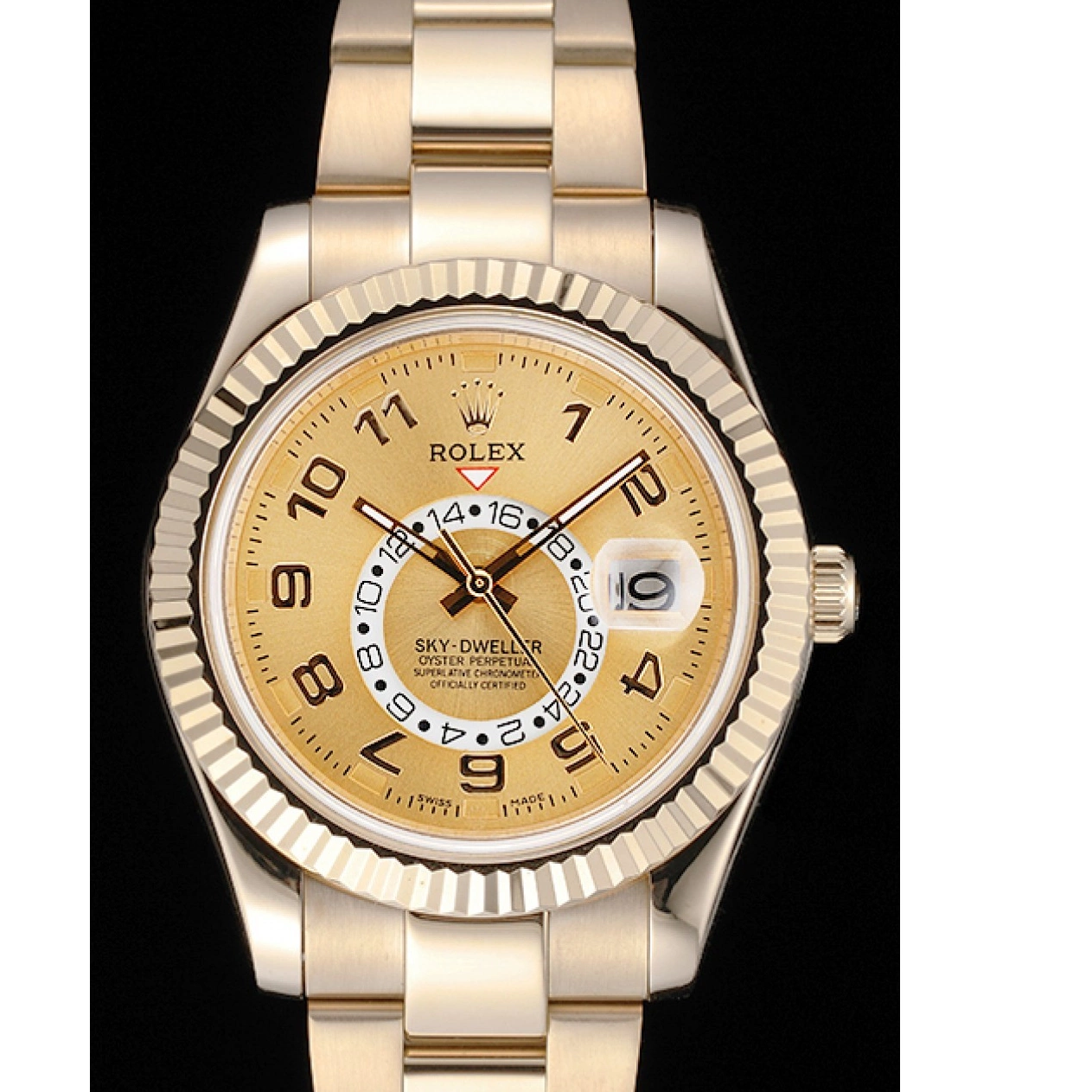 Good Copy Rolex Watches Rolex Edition 2012 Perpetual Gold Yellow Sky Special 80243 Dweller Oyster 0623